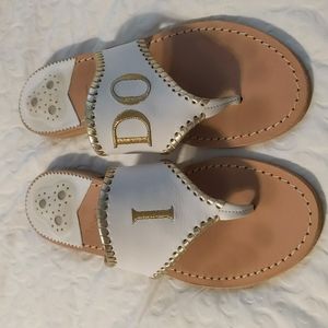 Worn once! Jack Rodgers "I Do" sandals